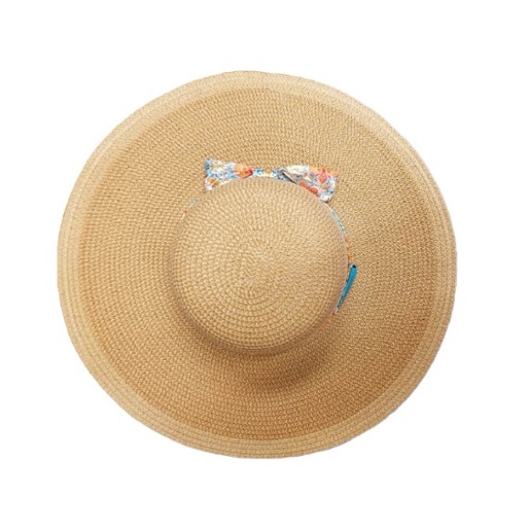 Pioneer Woman Folk Geo Print Straw Hat - Picture 3 of 12